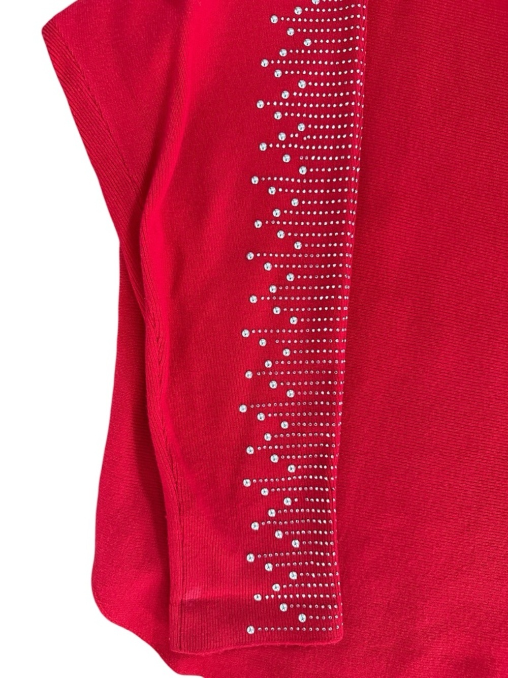 ❤️ Red Embellished Batwing Sweater | XL - Picture 4 of 13